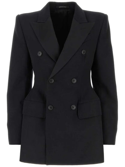 Hourglass Wool Blazer