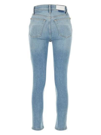 Logo-Patch Skinny Jeans