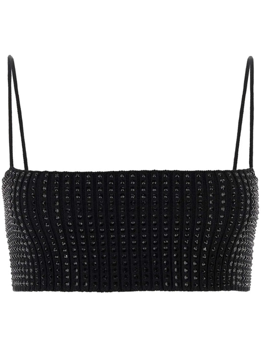Embellished Crop Top