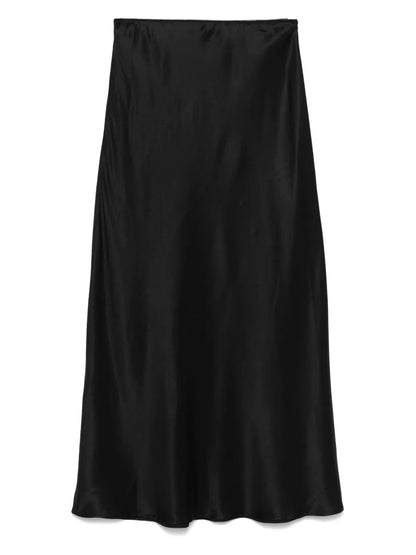 Satin Midi Skirt