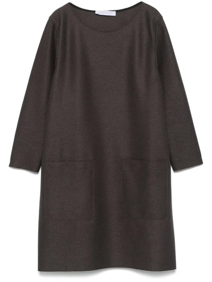 Virgin-Wool Mini Dress