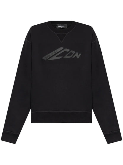 Icon Logo-Print Sweatshirt