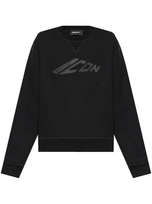 Icon Logo-Print Sweatshirt