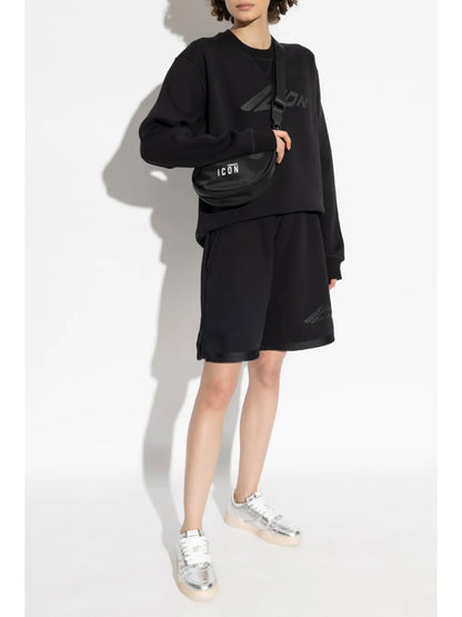 Icon Logo-Print Sweatshirt