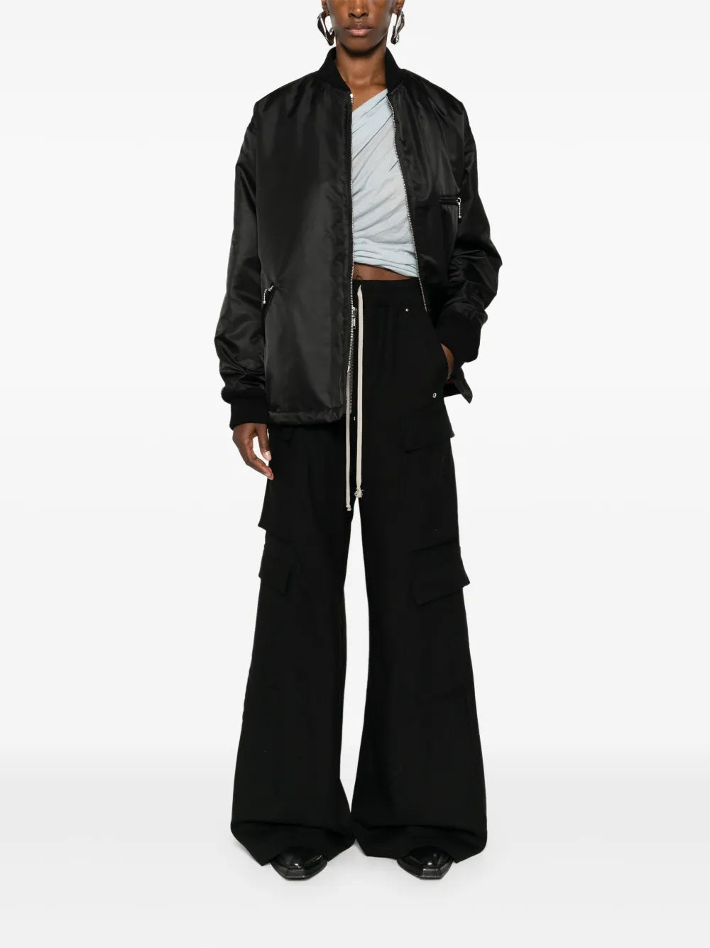 Signature Single-Stitch Logo Bomber Jacket