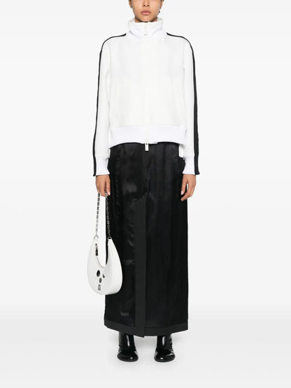 Numbers Motif-Patch Skirt