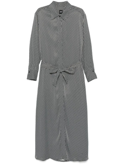 Monogram Midi Dress