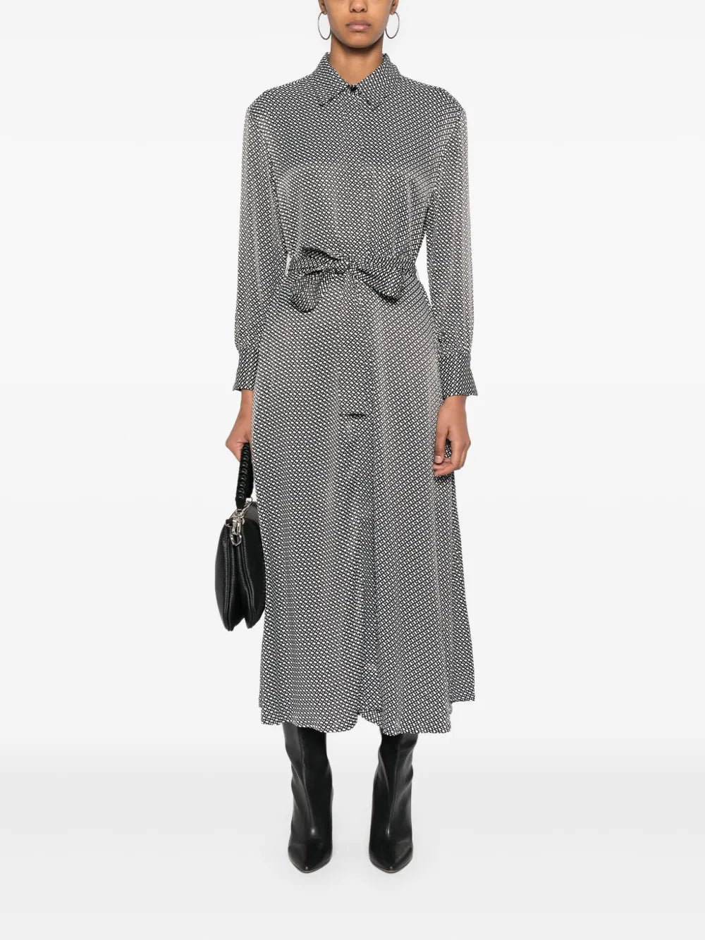 Monogram Midi Dress