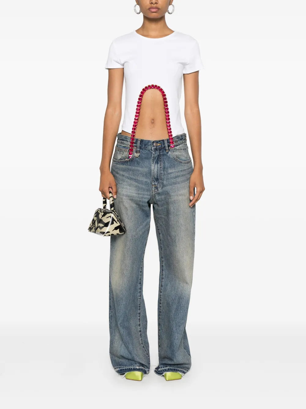 Crystal-Embellished T-Shirt