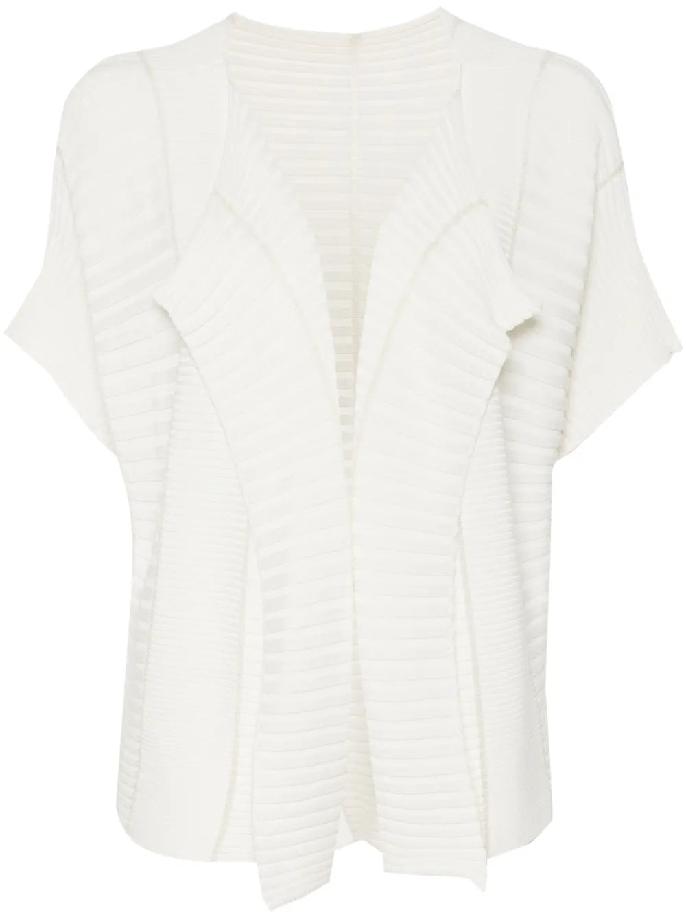 Ribbed-Knit Cardigan