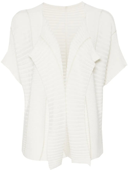 Ribbed-Knit Cardigan