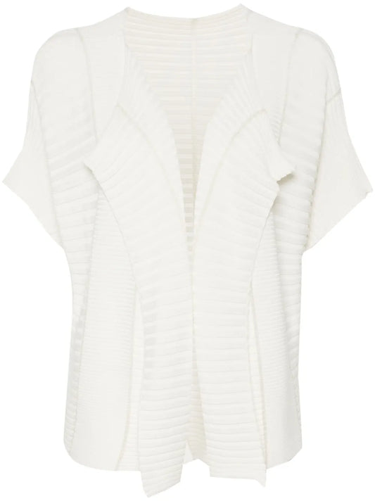 Ribbed-Knit Cardigan