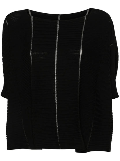 Ribbed-Knit Sweater
