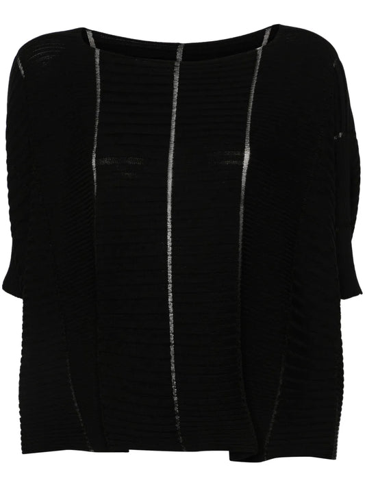Ribbed-Knit Sweater