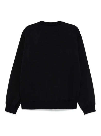 Buttoned-Shoulder Sweatshirt