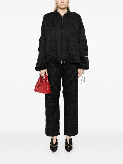 Quilted Bomber Jacket