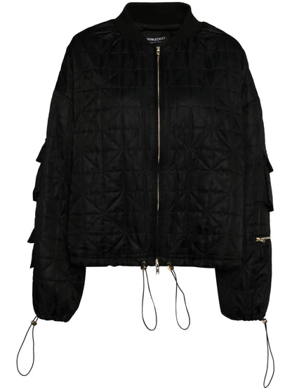 Quilted Bomber Jacket