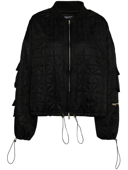 Quilted Bomber Jacket