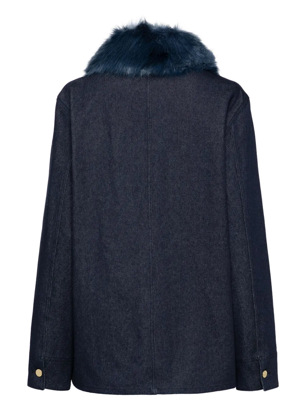 Detachable Faux-Fur Collar Jacket