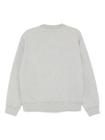 Buttoned-Shoulder Sweatshirt