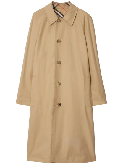 Reversible Long Gabardine Car Coat