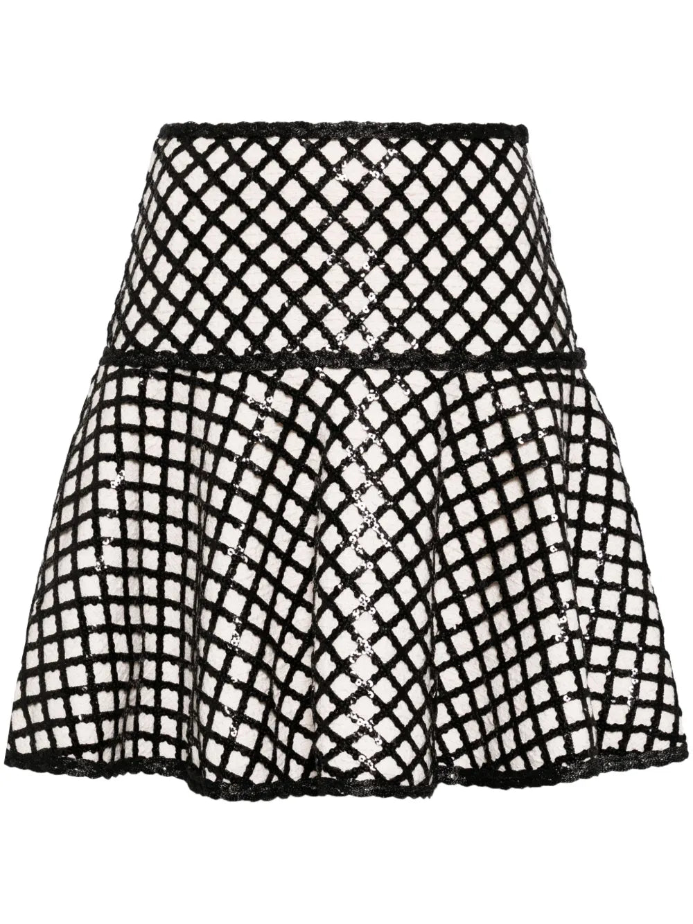 Sequined Bouclé Skirt