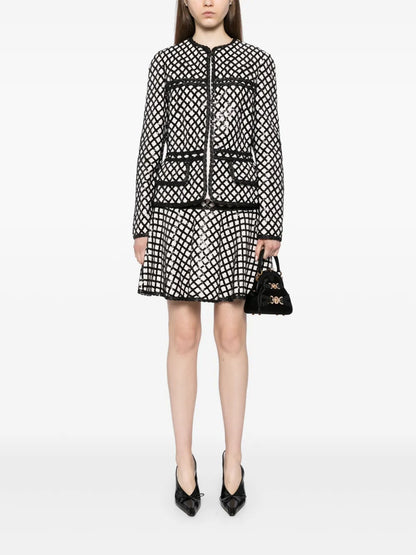 Sequined Bouclé Skirt