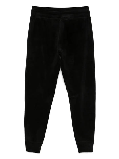 Rhinestone-Logo Trousers
