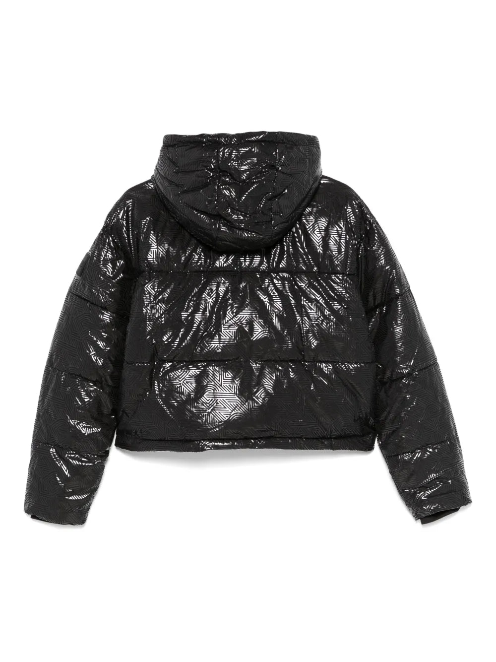 Crosswalk-Print Cropped Jacket