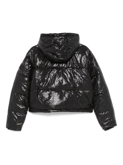 Crosswalk-Print Cropped Jacket