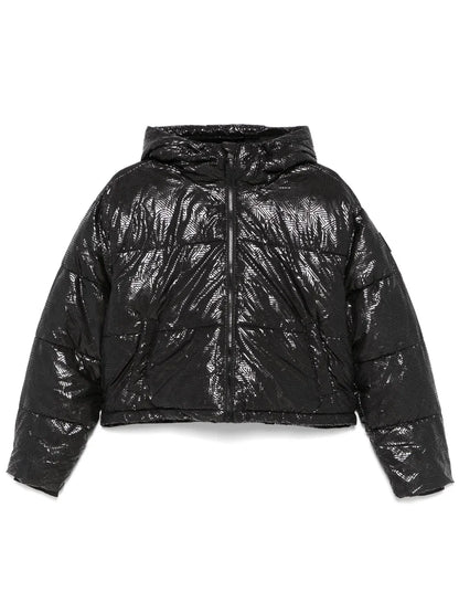 Crosswalk-Print Cropped Jacket