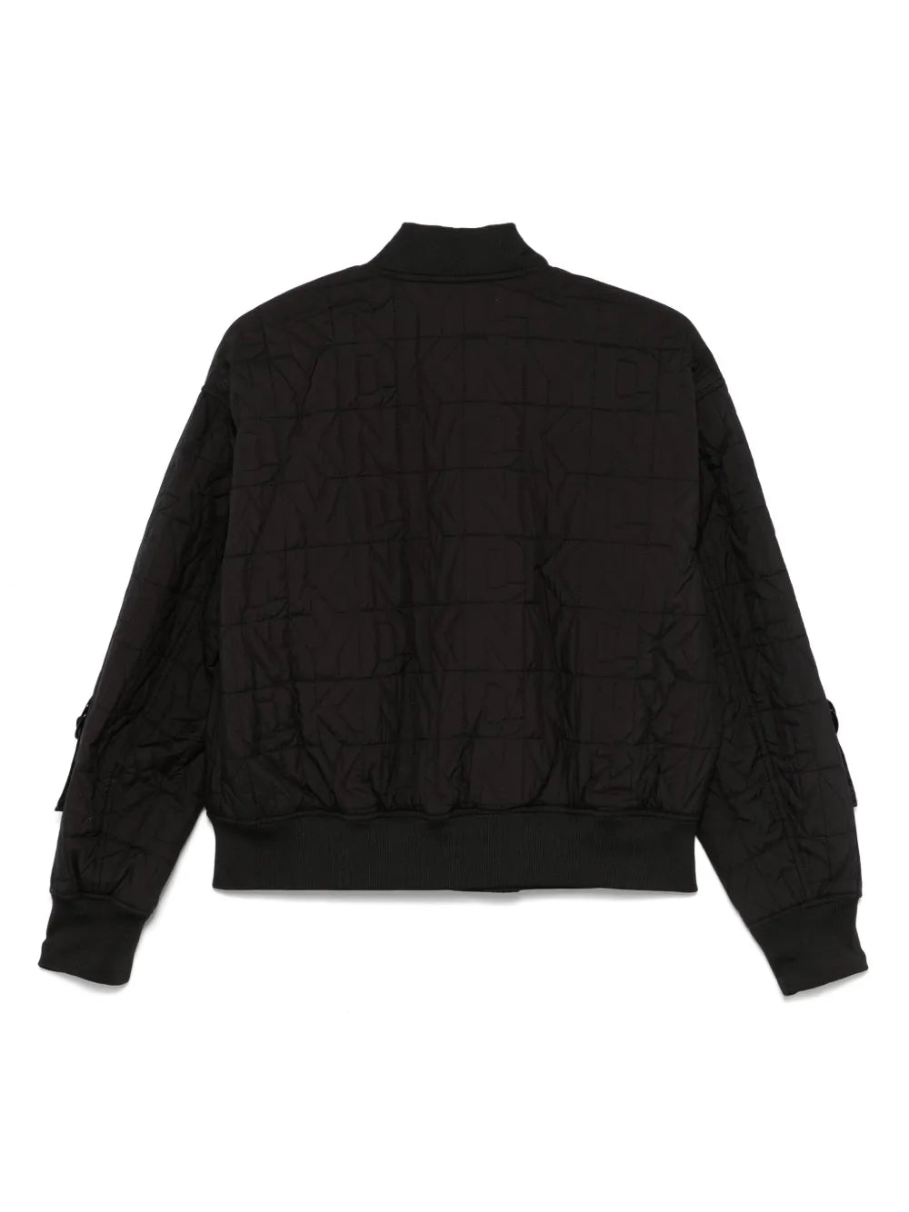 Logo-Embellished Quilted Bomber Jacket