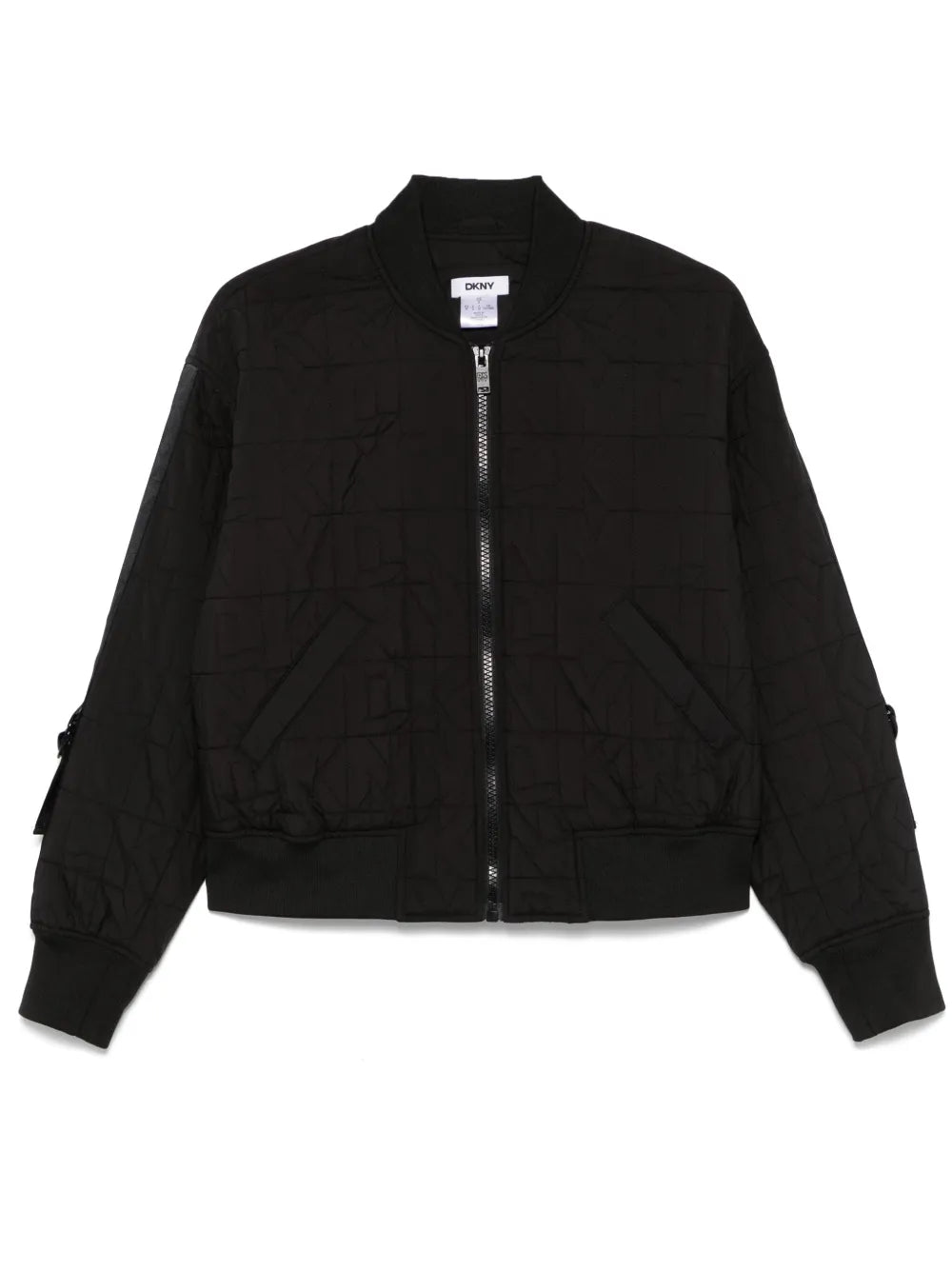 Logo-Embellished Quilted Bomber Jacket