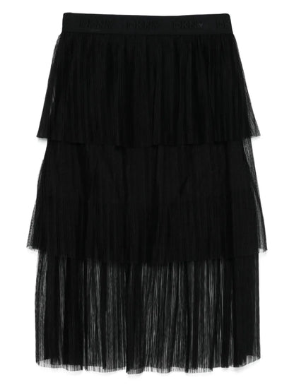 Tiered Midi Skirt
