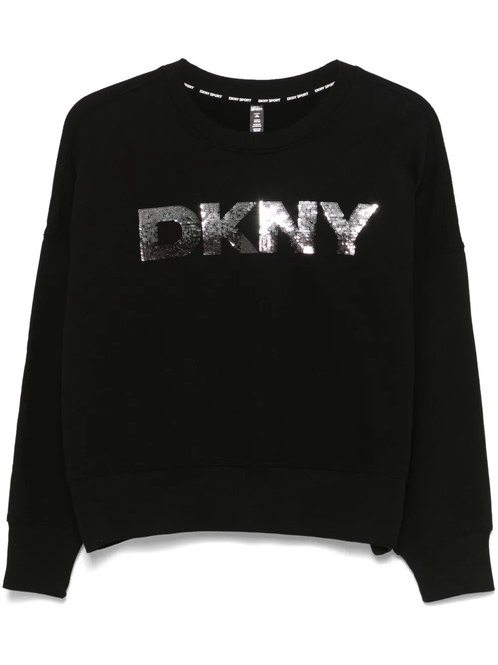 Sequinned-Logo Sweatshirt