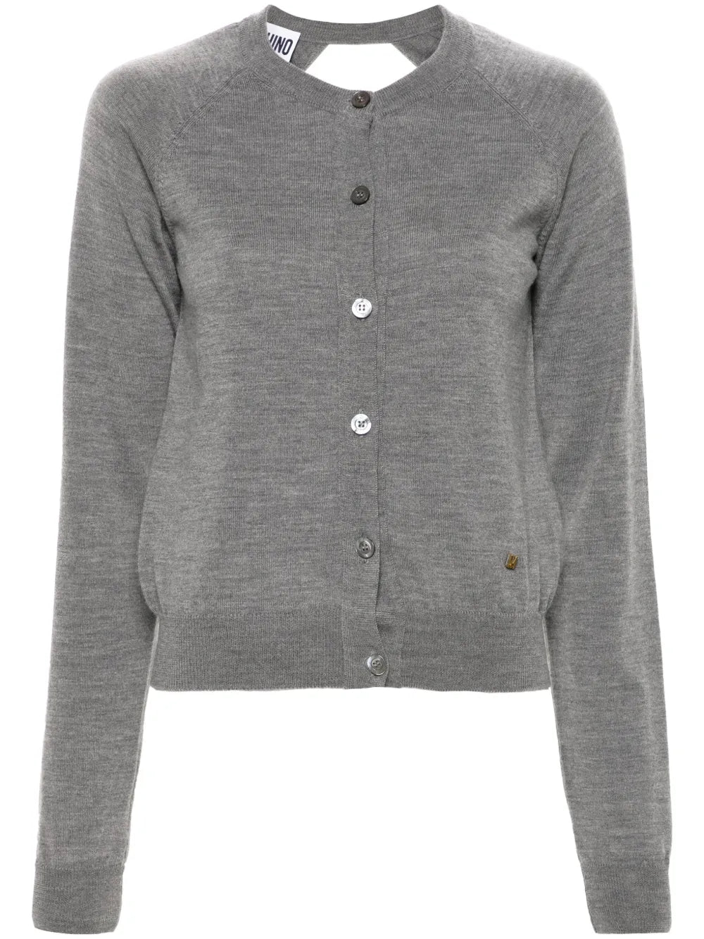 Mélange-Effect Cardigan