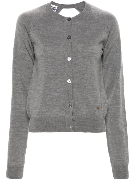 Mélange-Effect Cardigan
