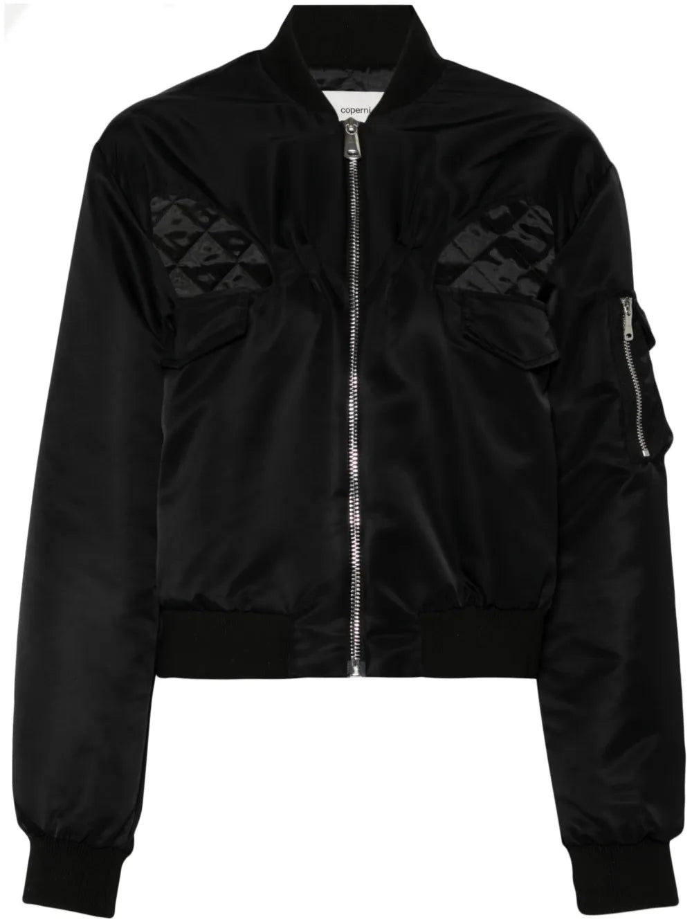 Cut-Out Bomber Jacket