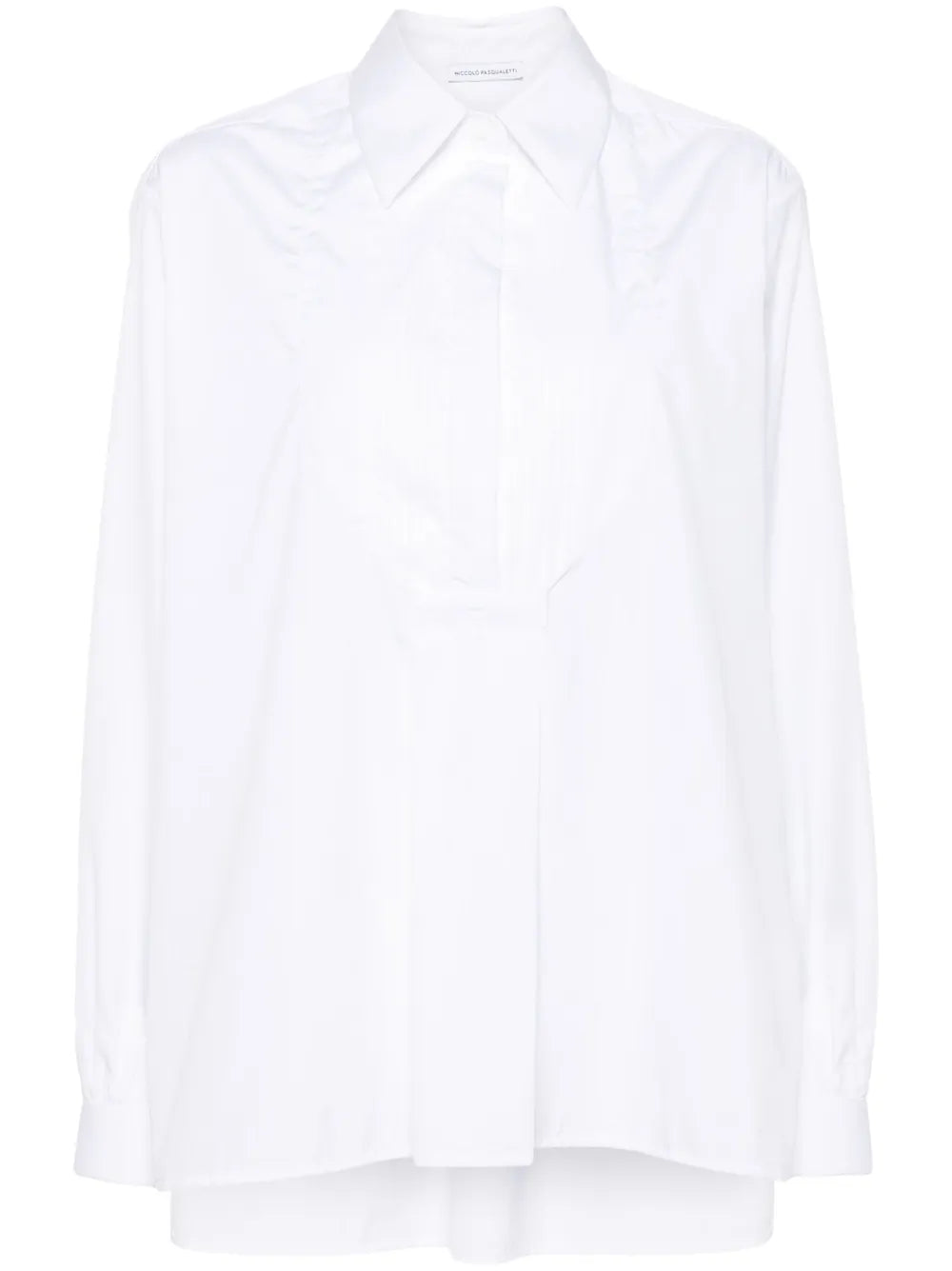 Pleat-Detail Shirt