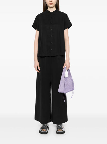 Dinosaur Embroidered Wide Pants