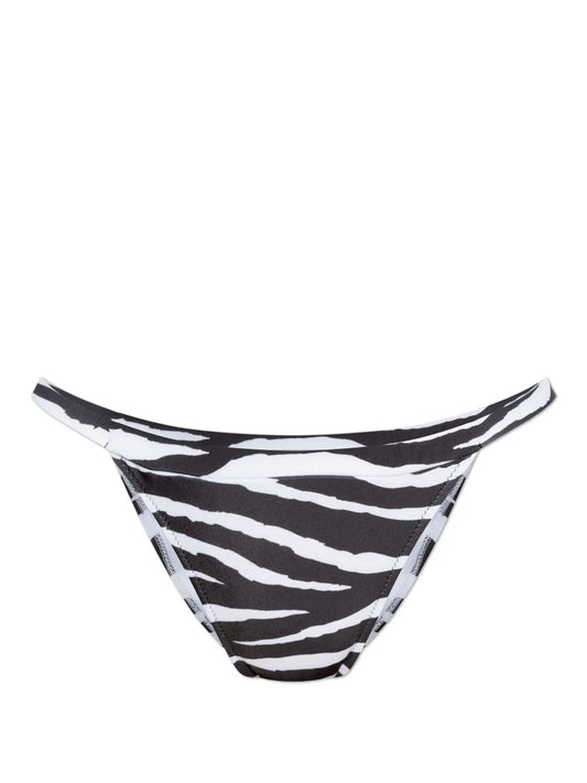 Zebra-Print Bikini Bottoms