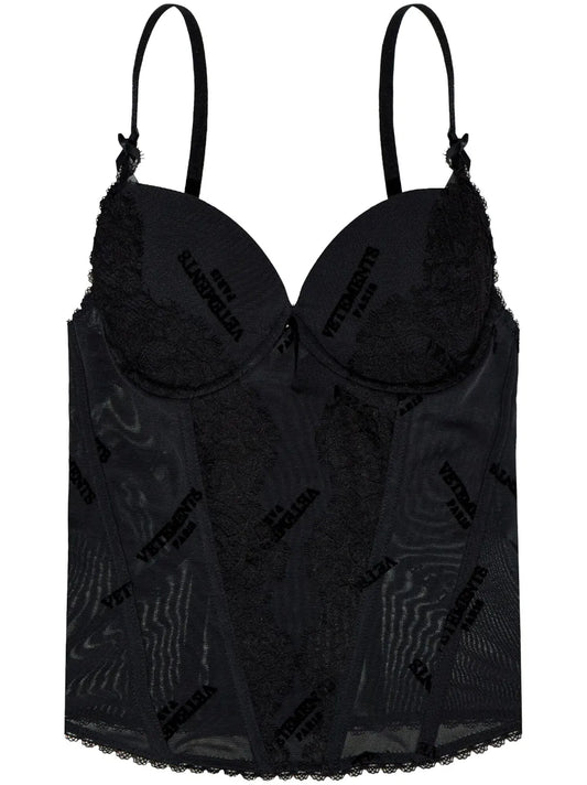 Logo-Jacquard Top