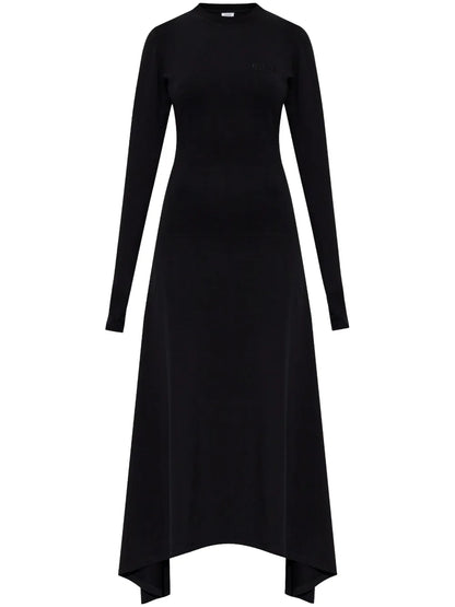 Logo-Embroidered Maxi Dress
