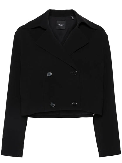 Crepe Cropped Jacket