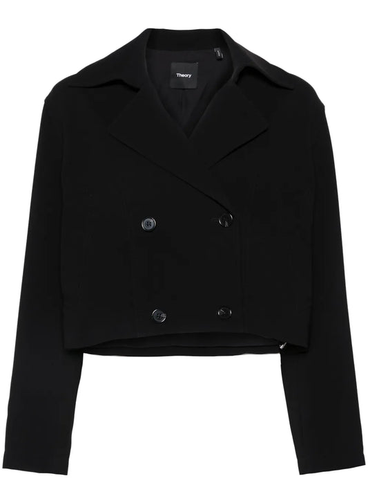 Crepe Cropped Jacket