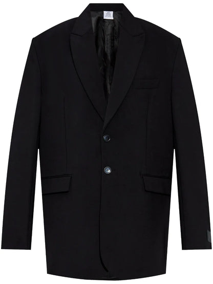 Wool Single-Breasted Jacket