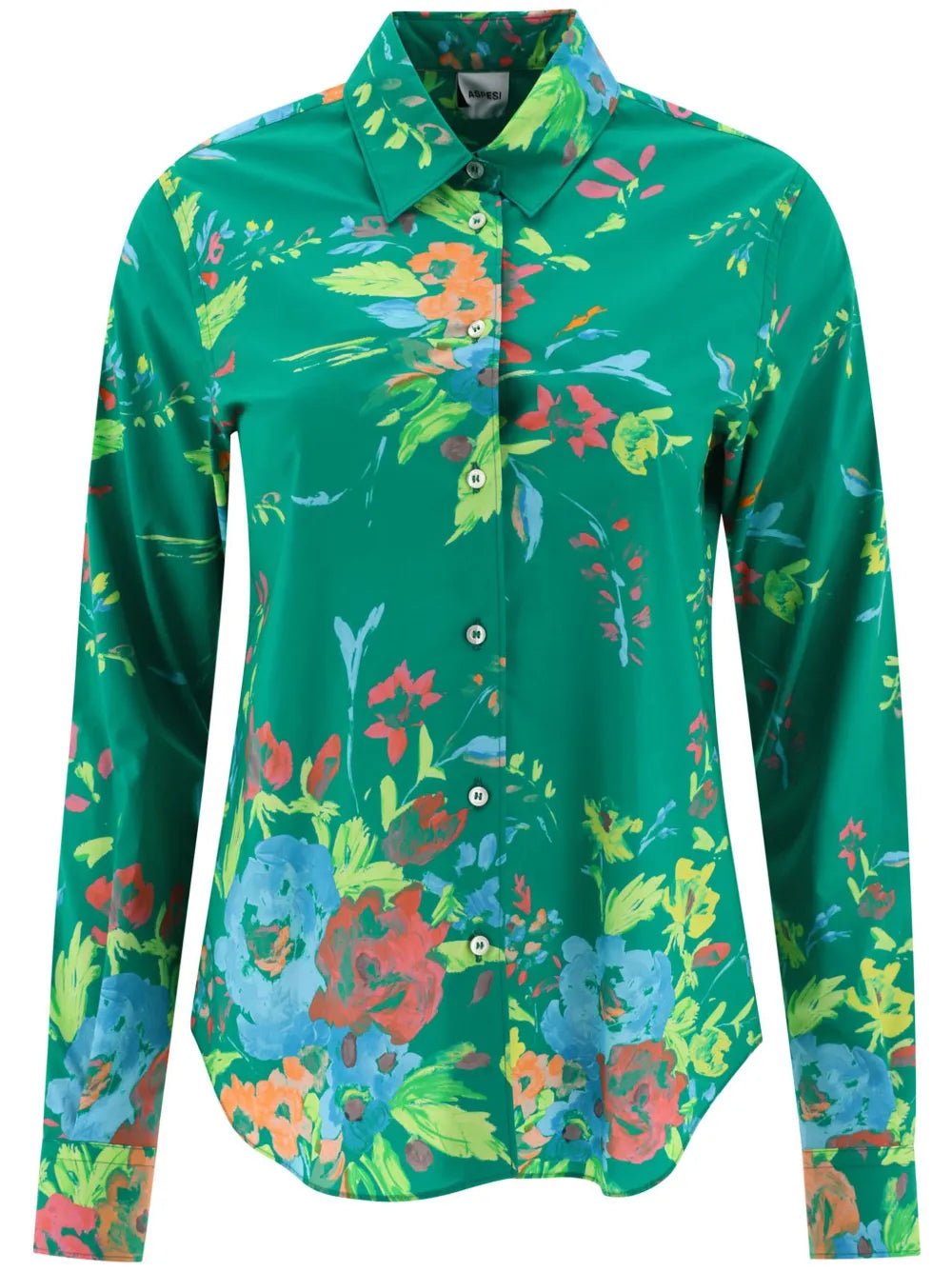 Floral-Print Cotton Shirt