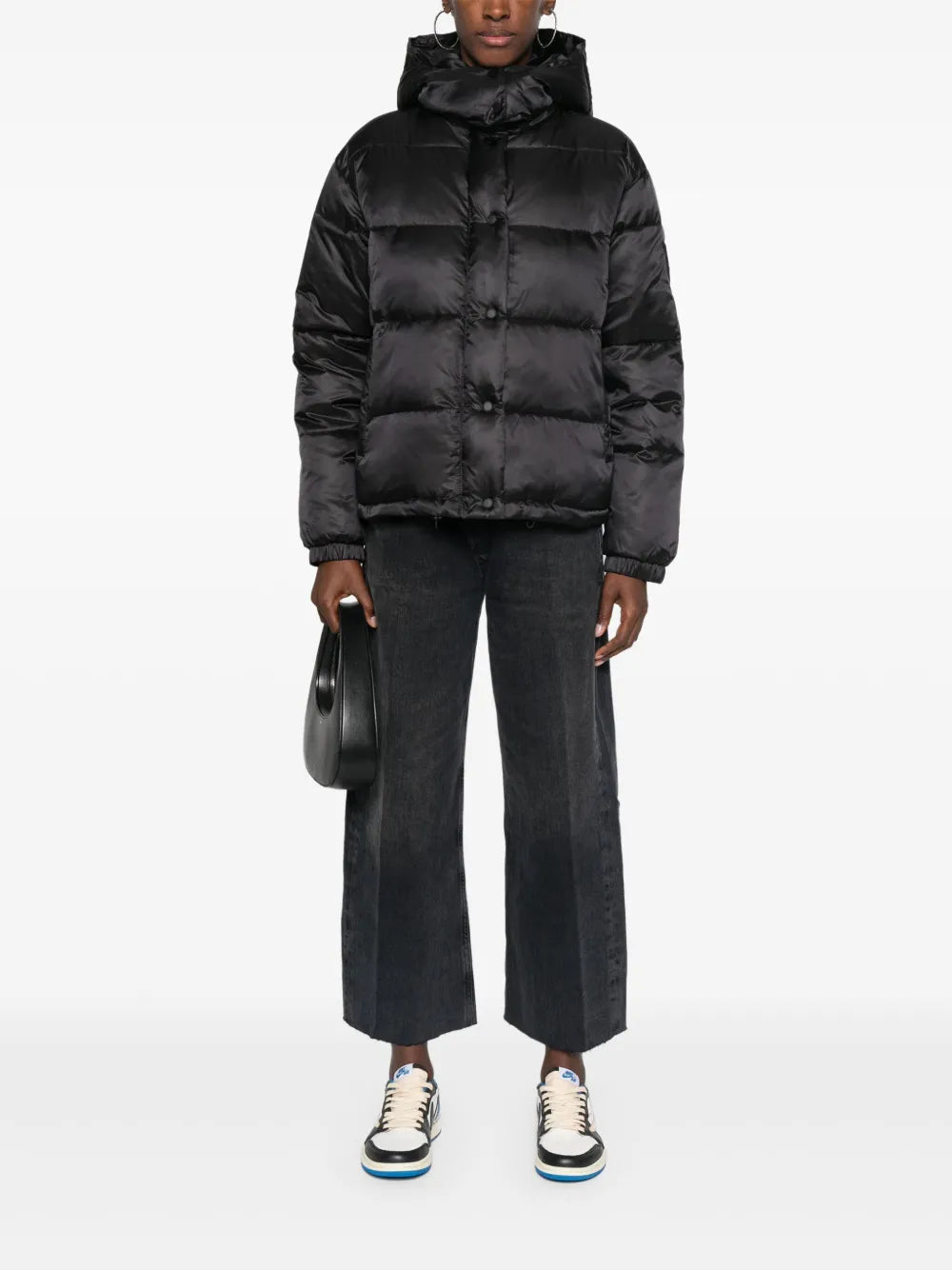 Love Birds-Patch Puffer Jacket