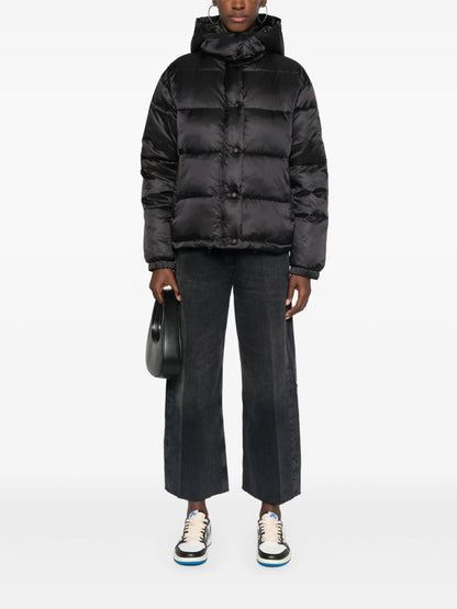 Love Birds-Patch Puffer Jacket