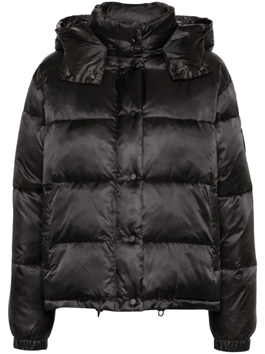 Love Birds-Patch Puffer Jacket